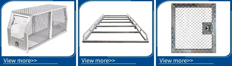 Aluminium Ute Canopy with Top Roof Racks Toolbox Storage Tool Case Kit Truck Tool Box Trailer Side Opening 3/4 Half Door